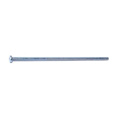 Midwest Fastener #10-24 x 6 in Phillips Pan Machine Screw, Zinc Plated Steel, 8 PK 77583